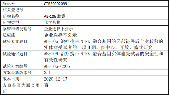 葆元生物AB106临床试验